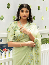 FROSTED GARDEN SAREE