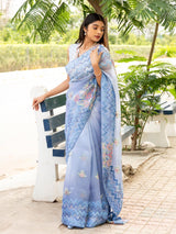 SERENE BLUE SAREE