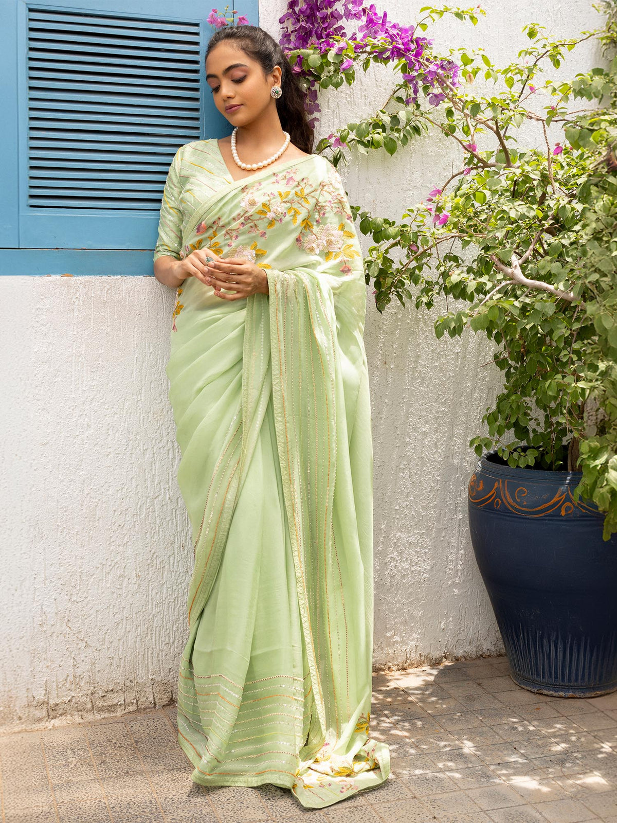 Spring Dew Saree