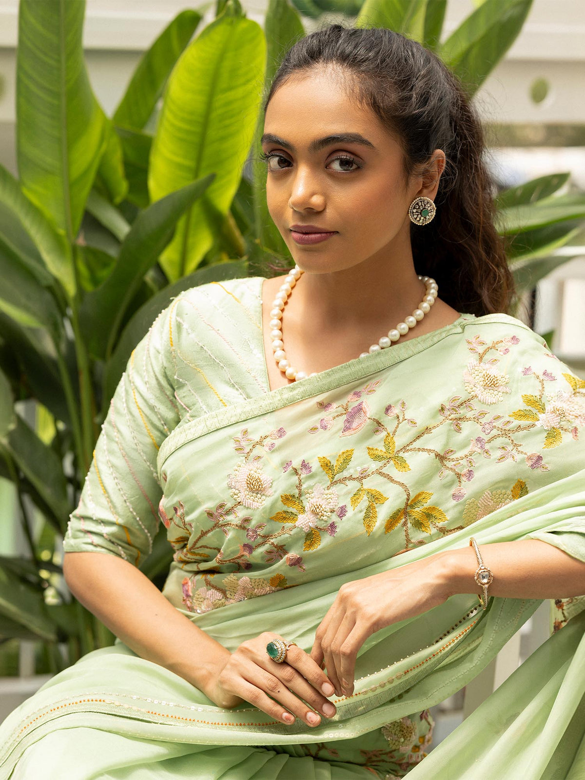 Spring Dew Saree