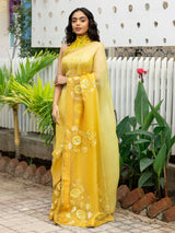 SUNLIT MARIGOLD SAREE