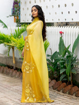 SUNLIT MARIGOLD SAREE