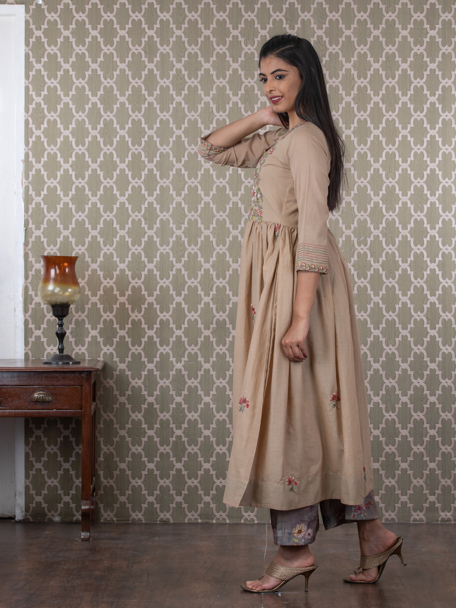 frock style kurti with pants