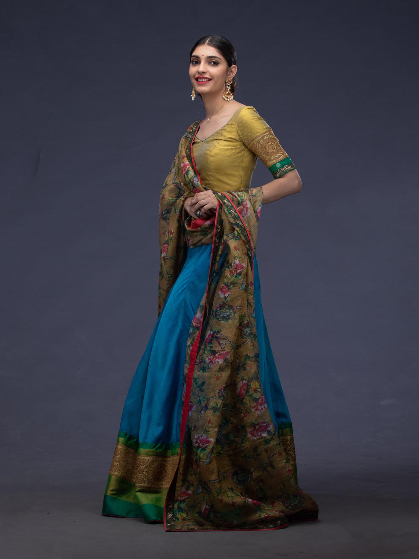 lehenga par ka dupatta