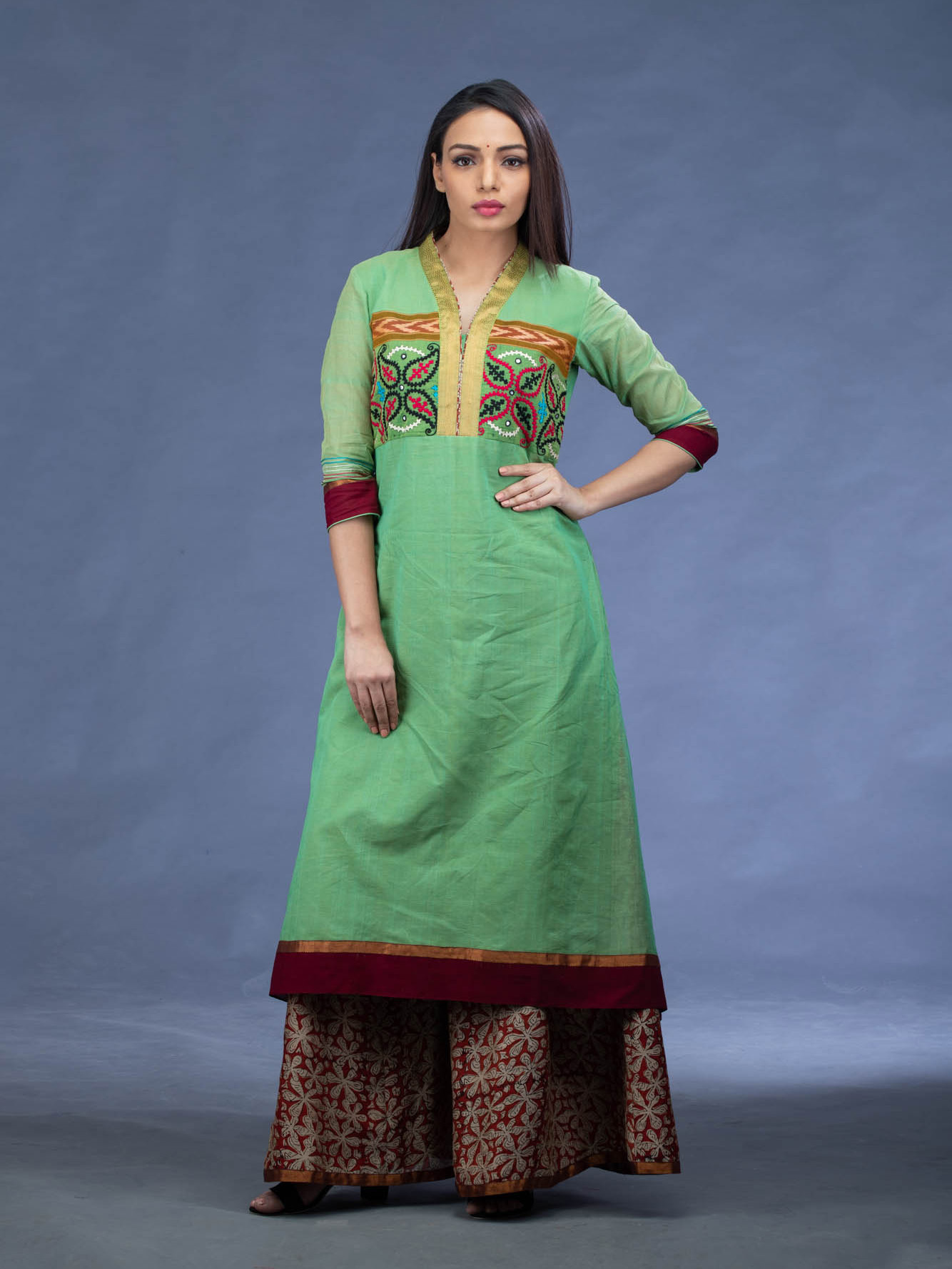 kalamkari palazzo pants online shopping