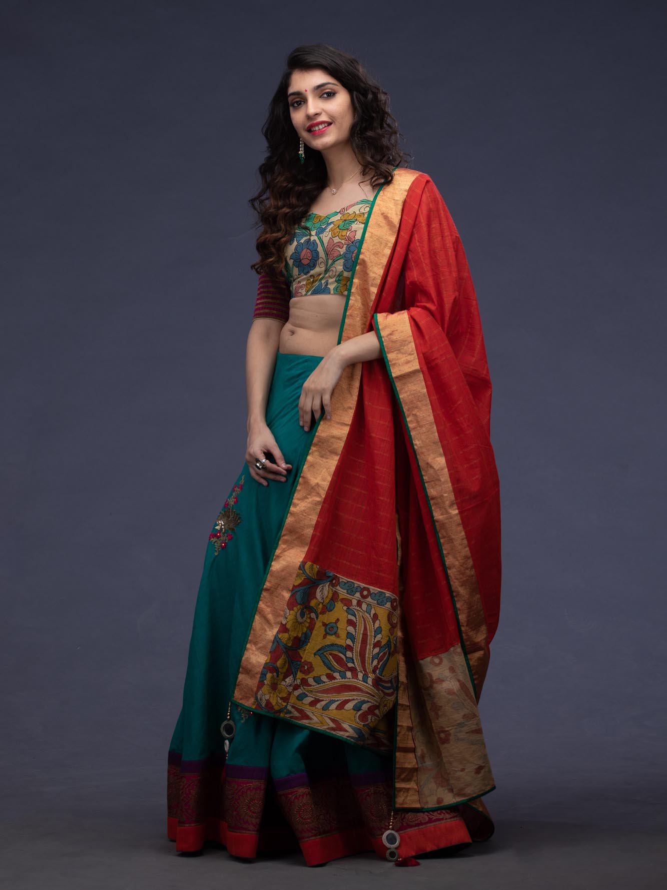 kalamkari lehengas