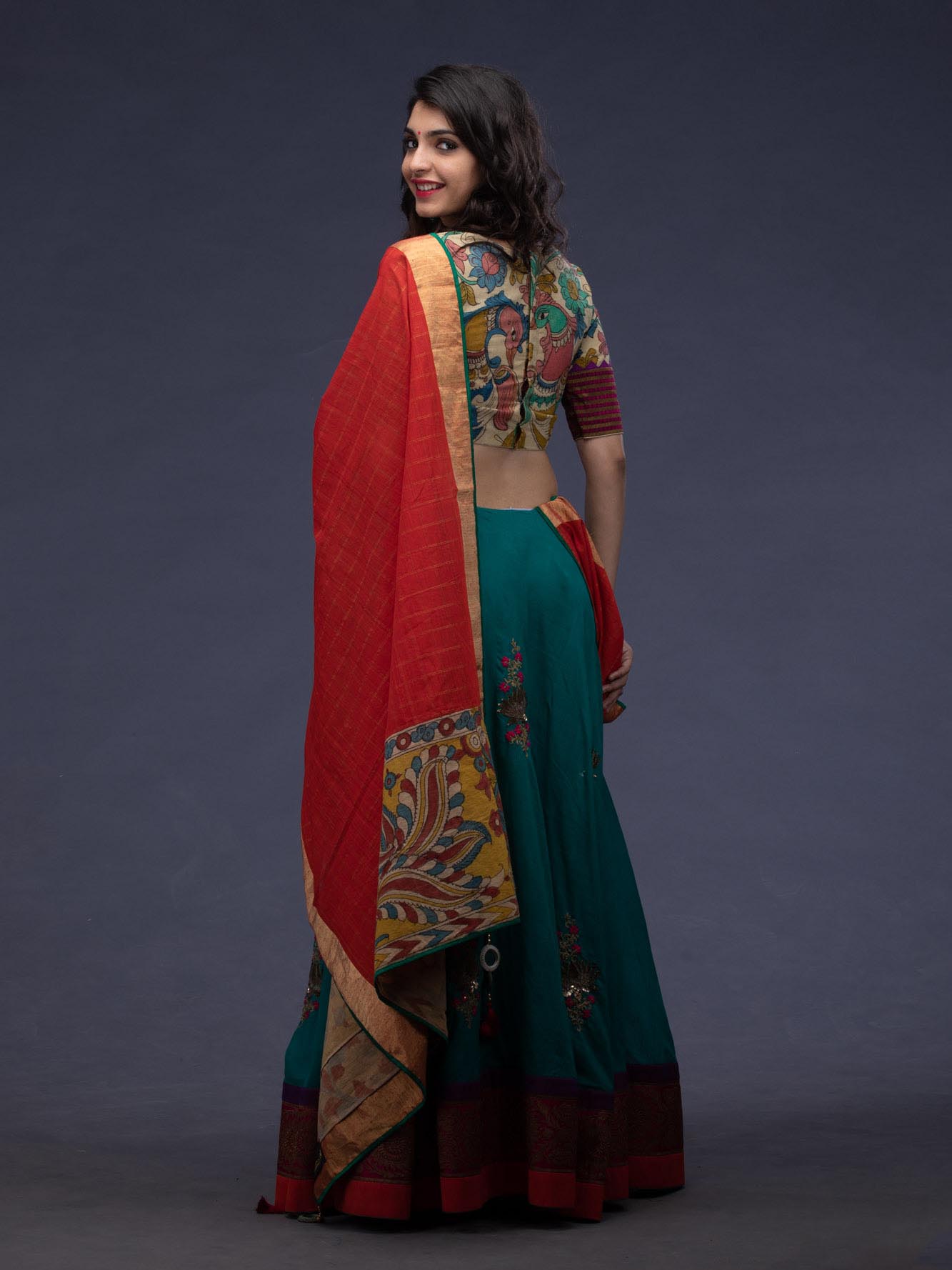 kalamkari lehengas