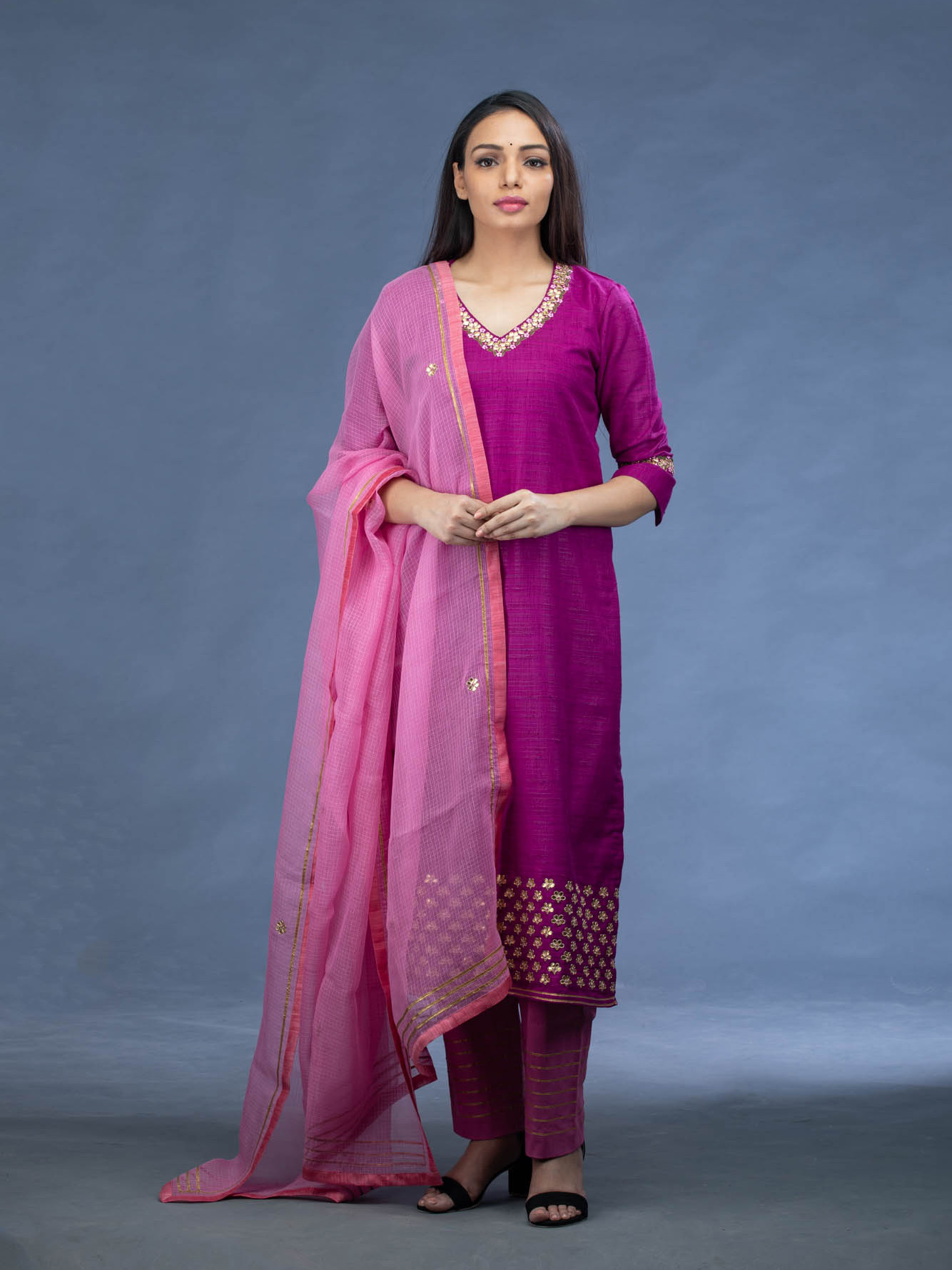 Smart Kurti Sets Online  Embriodery Kurtis Online  Mamatha Tulluri
