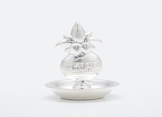 SILVER PLATED DHOOP STAND