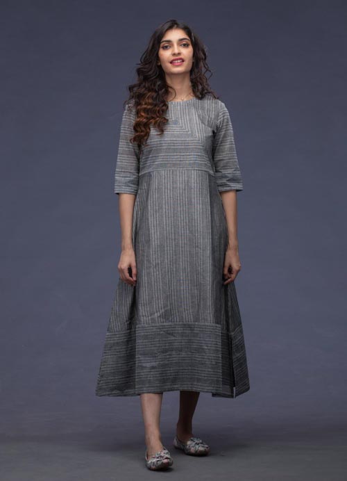 grey colour kurti design