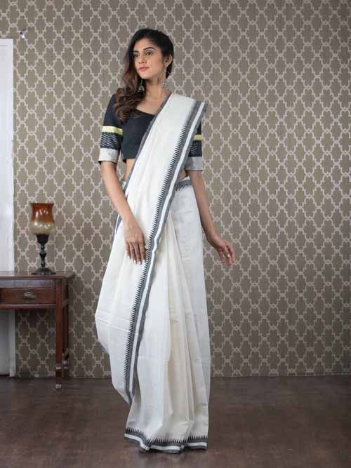 Malkha handwoven cotton saree