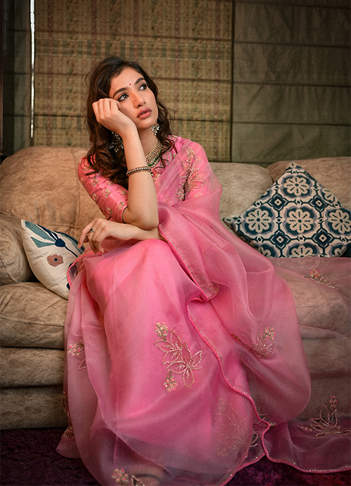 Organza Saree Spells Sheer Elegance for the Modern Woman